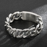 Men's Titanium Steel Punk Rock Bracelet Accessory