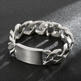 Men's Punk Rock Titanium Steel Bracelet
