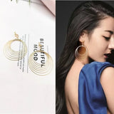 Triple-Hoop Clip-On Earrings for Women, No Ear Piercing Needed