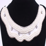 Vintage Bead Lace Necklace for Women
