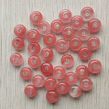 Watermelon Red Stone Round Charms Beads 8x14mm 50pcs/lot
