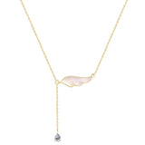 Zircon Diamonds Gemstones Choker Tassel Necklace