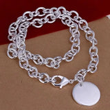 Heart Dragonfly Pendant 925 Sterling Silver Necklace