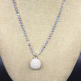 Women's Cage Pearl Pendant Necklace