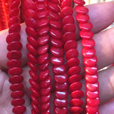 Natural Red Coral Stone Beads for DIY Jewelry Making