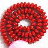 Natural Red Coral Stone Beads for DIY Jewelry Making