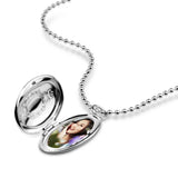 925 Silver Pendant Necklace with Creative Photo Box Bead Charm