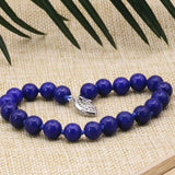Lapis Lazuli Stone Bead Bracelet 8mm Bangle DIY Jewelry
