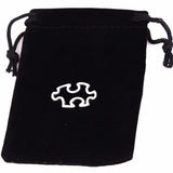 Autism Awareness Puzzle Piece Charm Silver Plated ID Jewellery