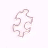 Autism Awareness Puzzle Piece Charm Silver Plated ID Jewellery