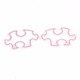 Autism Awareness Puzzle Piece Charm Silver Plated ID Jewellery