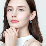 Austrian Crystal Dangle Earrings for Women Wedding Party