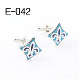 FashionCufflinks Novelty cufflinks for men Enamel 2014Cuff Links Wholesales E042