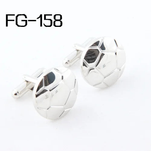 Enamel Football Cufflinks Novelty 2014Cuff Links Wholesales FG158