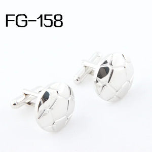 Enamel Football Cufflinks Novelty 2014Cuff Links Wholesales FG158