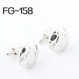 Enamel Football Cufflinks Novelty 2014Cuff Links Wholesales FG158