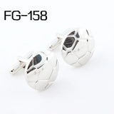 Enamel Football Cufflinks Novelty 2014Cuff Links Wholesales FG158