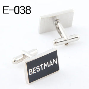 Novelty Enamel Cufflinks 2014 Bestman