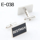 Novelty Enamel Cufflinks 2014 Bestman