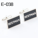 Novelty Enamel Cufflinks 2014 Bestman