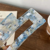 10.5cm Square Hollow Hair Claw Rhinestones Clip Hair Accessories