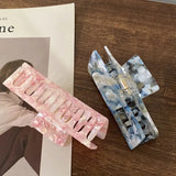 10.5cm Square Hollow Hair Claw Rhinestones Clip Hair Accessories