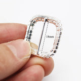 Fashionable 26 * 26MM Double Drainage Drill Fastener 10pcs Artificial Jewelry