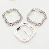 Fashionable 26 * 26MM Double Drainage Drill Fastener 10pcs Artificial Jewelry