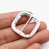 Fashionable 26 * 26MM Double Drainage Drill Fastener 10pcs Artificial Jewelry