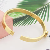 Stainless Steel Crystal Bracelet - Fashionable & Generous