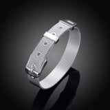 925 Silver Bracelet Bangle 10mm Watch Chain Women Men Gift