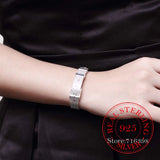 Sterling Silver Bracelet Watch Chain 10mm Gift