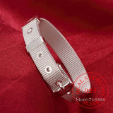 Sterling Silver Bracelet Watch Chain 10mm Gift