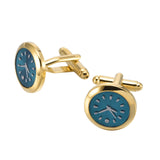 Copper Metal French Cufflinks Men's Shirt Suit Roman Numerals Buttons