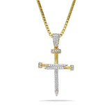 Fashionable Cross Jesus Christ Bling Necklace Pendant