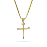 Fashionable Cross Jesus Christ Bling Necklace Pendant