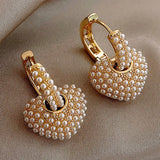 Pearl Love Earring Pendant French Ins Jewelry For Women