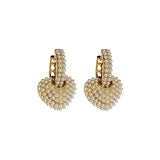 Pearl Love Earring Pendant French Ins Jewelry For Women