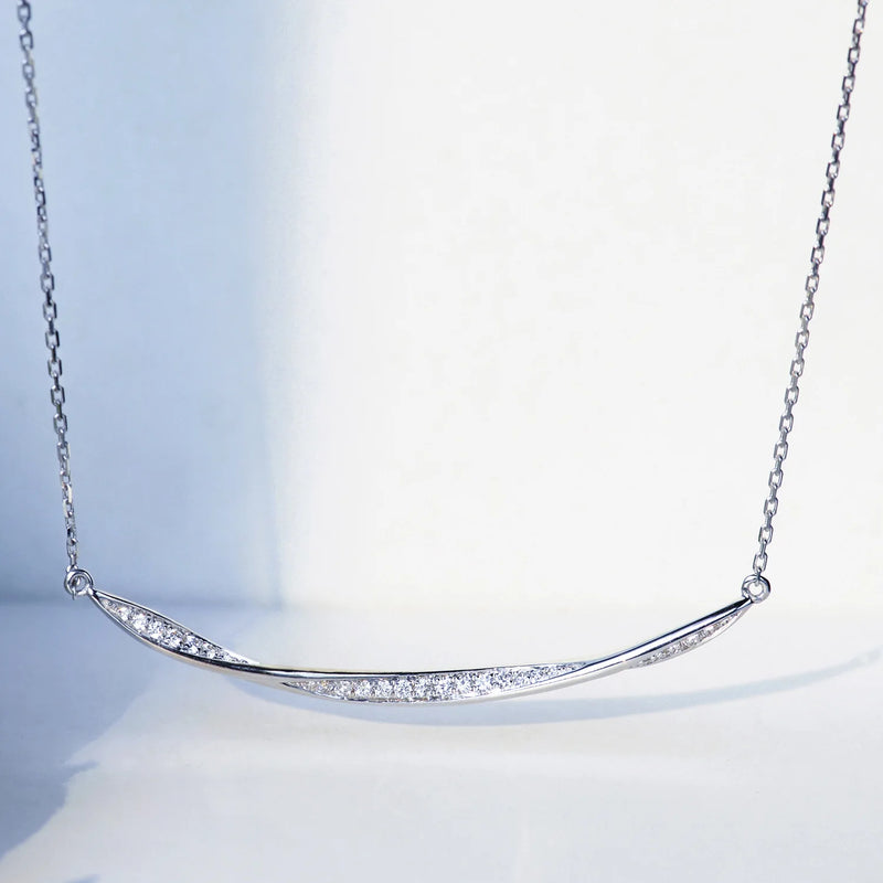 925 Sterling Silver Smile Necklace Pendant