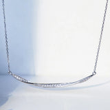 925 Sterling Silver Smile Necklace Pendant