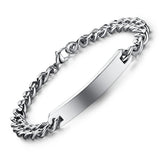 Gold-plated Bracelet Adjustable Titanium Steel Couple Classic Jewelry