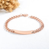 Gold-plated Bracelet Adjustable Titanium Steel Couple Classic Jewelry