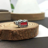 S925 Sterling Silver Barking Dog Charm T Shape Necklace