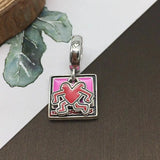 S925 Sterling Silver Barking Dog Charm T Shape Necklace