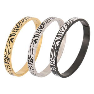 Stylish Stainless Steel Cuff Bangle Men's Bracelet Gift