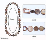 Shell Charm Necklace For Women