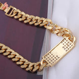 18K Gold/Platinum Electroplated Zircon Bracelet