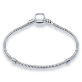 Fashionable Love Ball Snake Chain Bracelet DIY Charm Bead