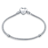 Fashionable Love Ball Snake Chain Bracelet DIY Charm Bead