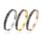 Stylish Stainless Steel Romanesque Bracelet - Men & Women